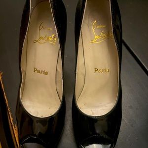 Patent leather heels